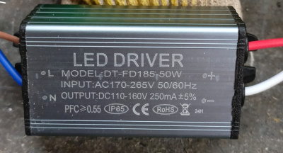 Драйвер для светодиодных светильников  Led Favourite DT-FD 250mA 50W IP65